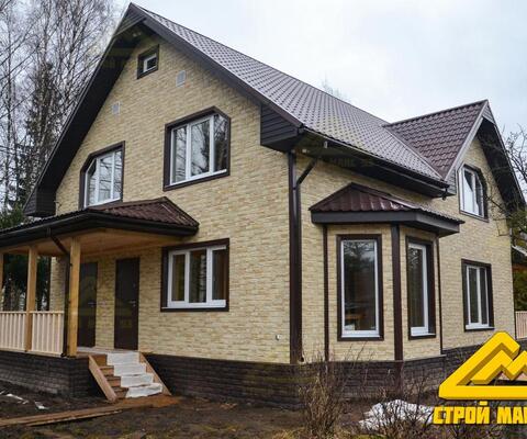 Каркасный дом под ключ по индивидуальному проекту в Ленинградской области