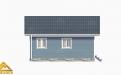 рисунок 3д серого фасада финского дома сбоку