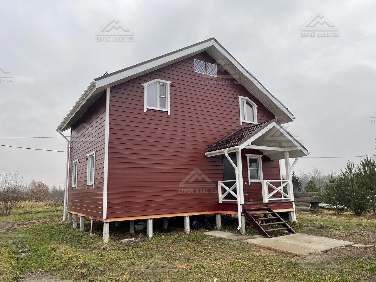 Финский каркасный дом в деревне Болотово Ленинградской области